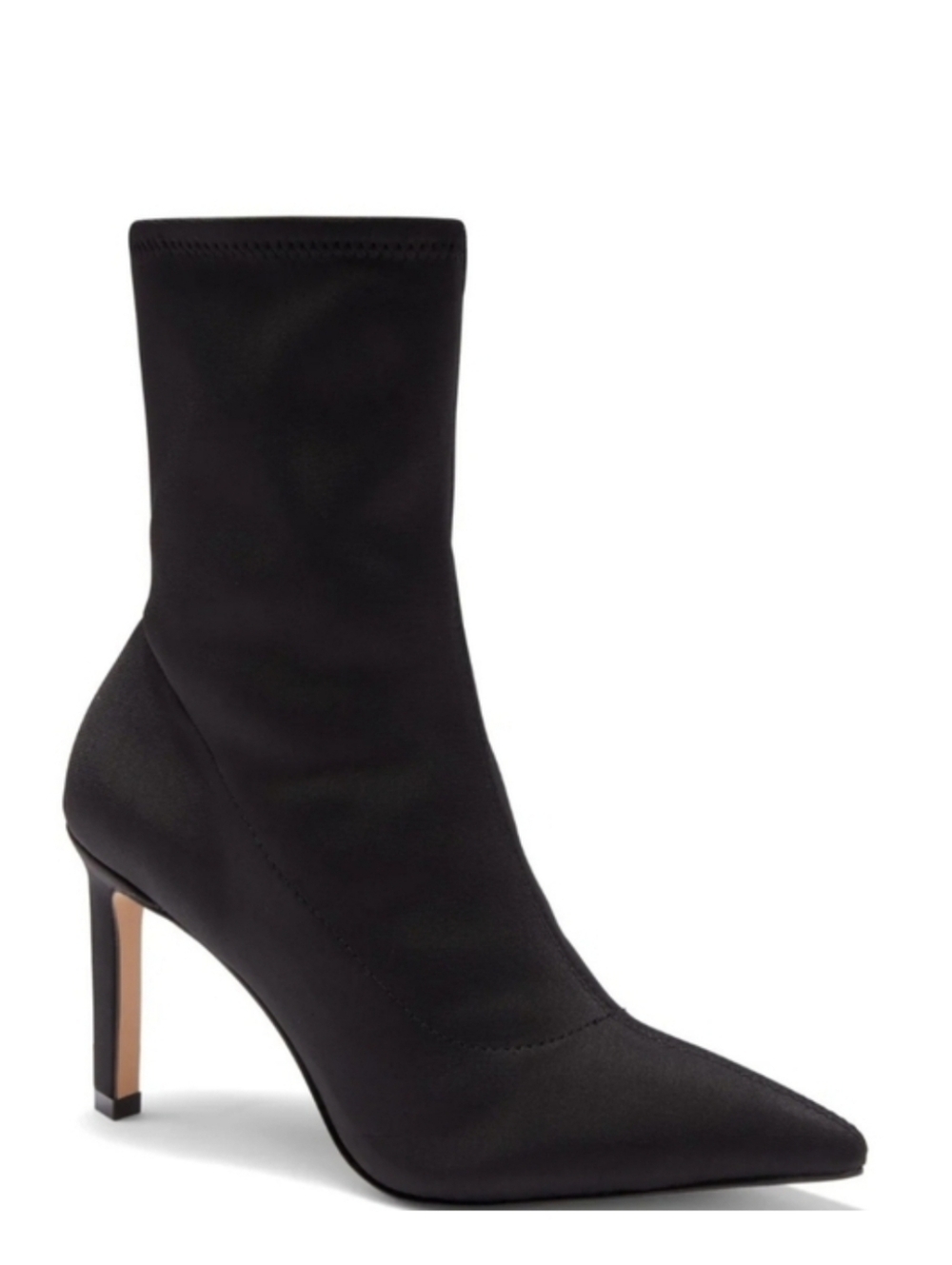 NEW! NEW YORK & COMPANY Black Naomi Pointed Toe High Heel Bootie Boot 11.